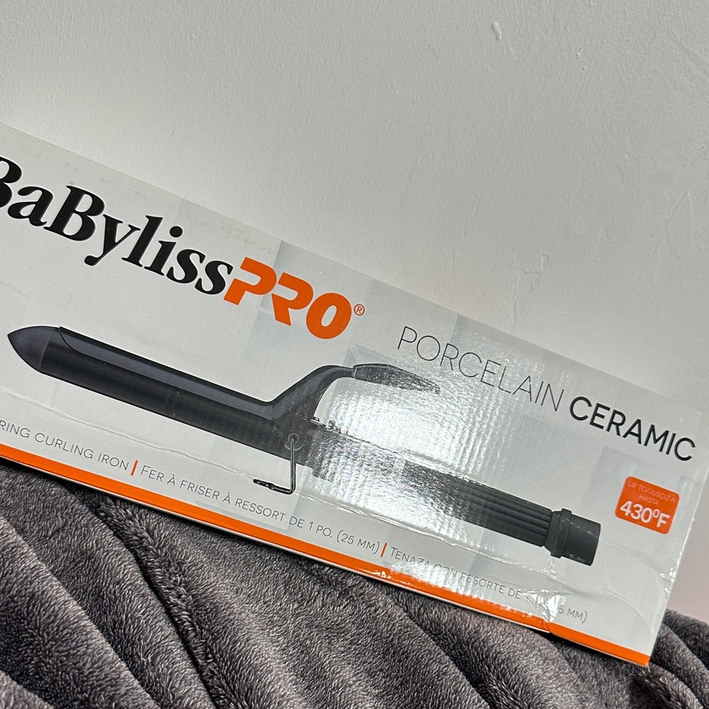 BaBylissPRO Black and Orange Curling Iron